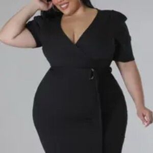 🛍️Black Wrap Dress🛍️
